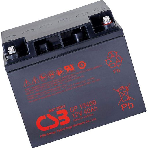 Аккумулятор CSB AGM 12V (12V/40Ah/480Wh) (GP12400) [112284] (1631925)