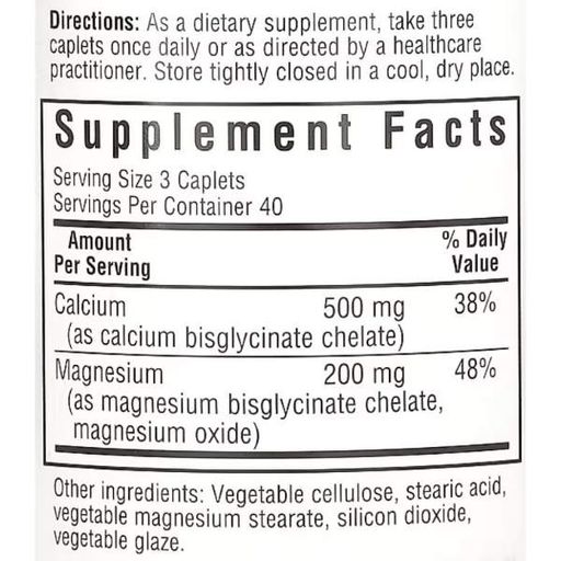 Мультиминеральный комплекс Bluebonnet Nutrition Albion Chelated Calcium Magnesium 120 Caplets (1632076)