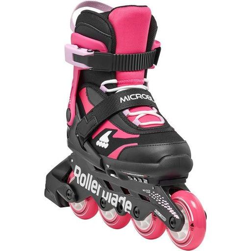 Ролики Rollerblade Microblade  36.5-40 Black/Pink (1012-86B0751530-NJ02-36.5-40) (1632553)