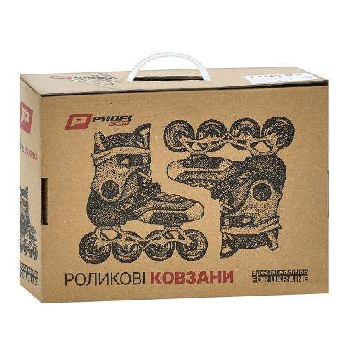 Ролики раздвижные детские A4155-L-BL с LED подсветкой колес, синие (1633560)