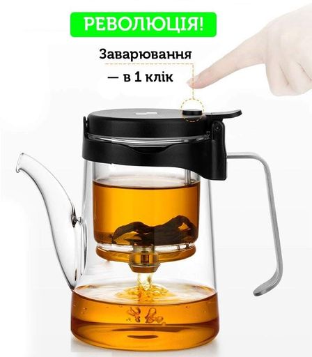 Чайник-заварник Bonston "Файвз" XL, 750 мл. (BP05-750) (1633844)