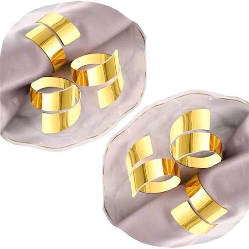 Набор колец для салфеток Leeseph Gold 6 шт (1633984)