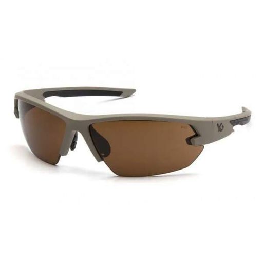 Окуляри захисні тактичні Venture Gear Tactical Semtex 2.0 Tan UV400 з антифог покриттям захист від подряпин полікарбонат Коричневі лінзи в пісочній оправі (VGST1418T) (1635541)