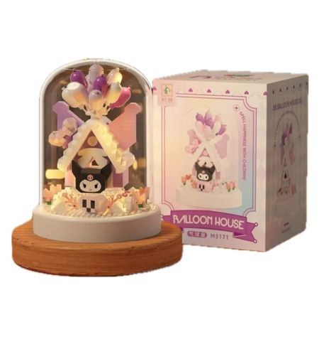 Дитячий конструктор 3D Model Hello Kitty 14 см Рожевий (M3171) (1639598)