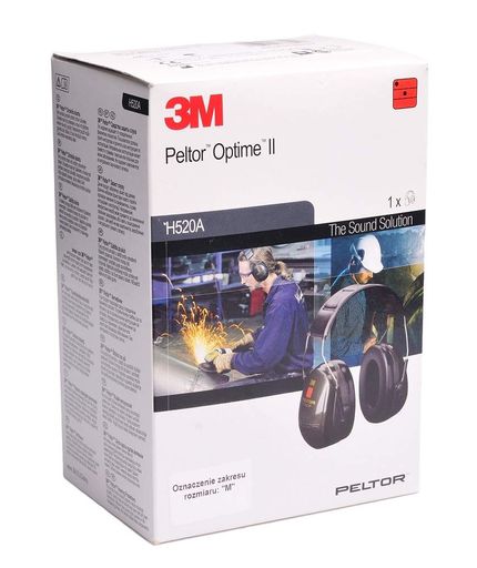 Наушники противошумные защитные 3M Peltor Optime II H520A SNR 31 дБ (894-02) (1639686)