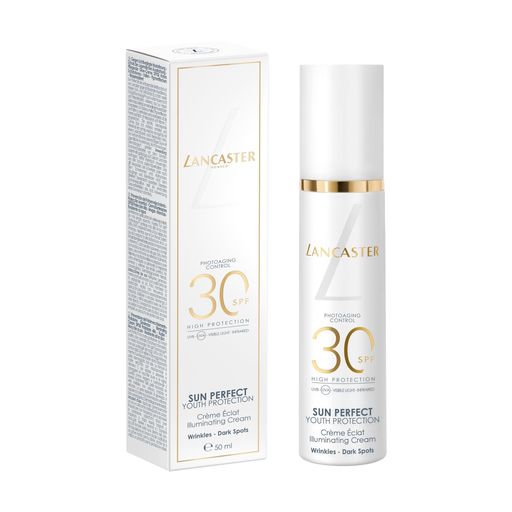 Сонцезахисний крем для обличчя Lancaster Sun Perfect Sun Illuminating Cream SPF 30, 50 мл