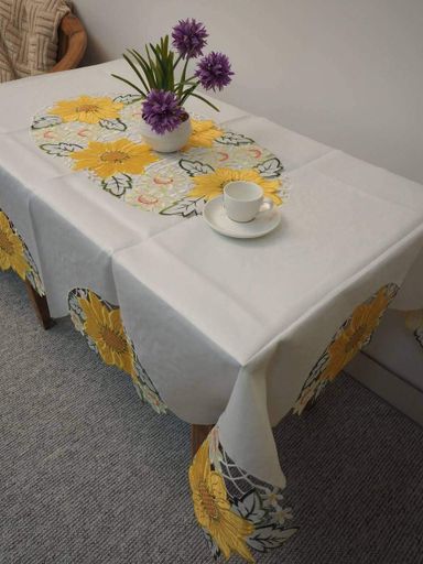 Скатерть 130х170 белый TD Seul 9411 (1643359)