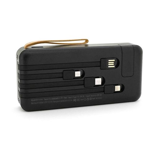 PowerBank Bunsey BY-14 20000mAh, Input:MicroUSB+Type-C, Output:2USB/Type-C, PD10W, Black (1645388)