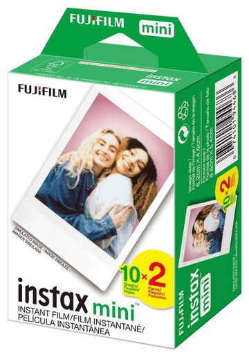 Набор камера Fujifilm Instax Mini 12, Фотобумага 20шт, Чехол, Фотоальбом 64 фото Голубой (1647645)