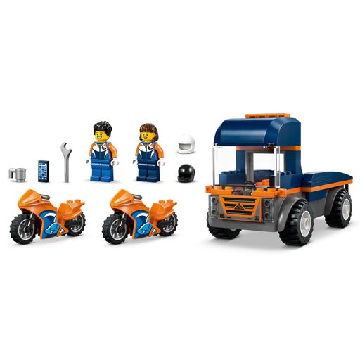 Конструктор LEGO City Транспортер мотоциклов, 88 деталей, от 4 лет (60491)