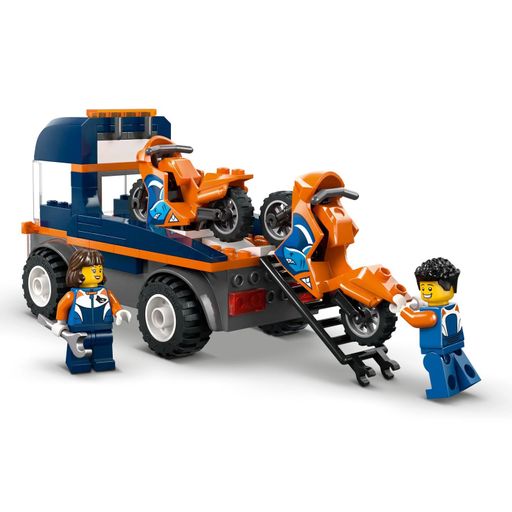 Конструктор LEGO City Транспортер мотоциклов, 88 деталей, от 4 лет (60491)