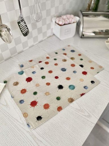 Серветка гобеленова EDEN850B Limaso, 34x44, Прямокутна, Повсякденний, Без люрексу, 75% поліестер, 22% бавовна, 3% акрил, Гобелен (1651134)