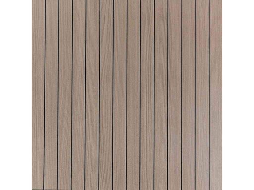 Покриття вінілове самоклеюче 3D рейки STICKER WALL 600*600*2,8мм Тік горіховий SW-00002202 (1655650)