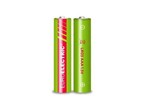 Батарейка лужна EUROELECTRIC LR03/AAA 10штшт 1,5V blister (1656355)