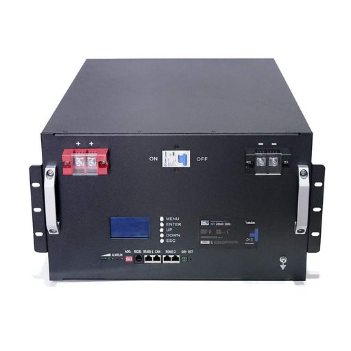 Літій-залізо-фосфатний акумулятор Merlion LiFePO4 48V 200AH for Solar,(440x580x270), 5000 циклів Q1 LFP48-200US (1659947)