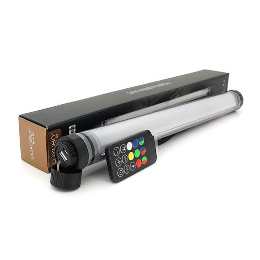 Лампа для кемпінгу LUXCEO P7RGB, 8W, 12 режимів, пульт, корпус-пластик, водостійкий, ip68, вбудований акум 10400mAh, USB кабель, 5750K, BOX Voltronic (1660184)