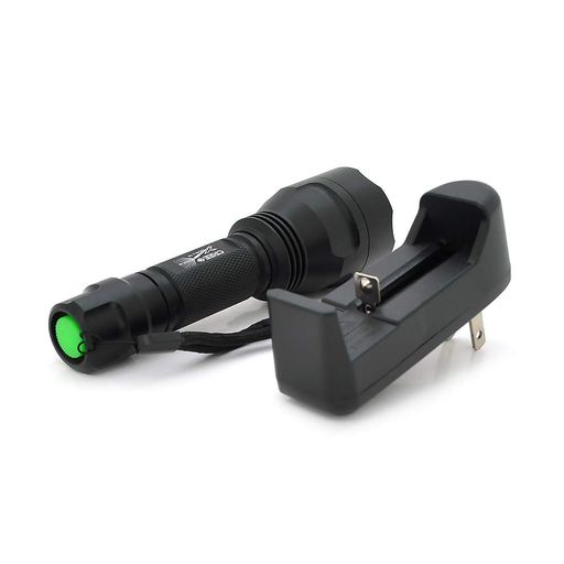 Фонарь ручной UltraFire C8-T6, 1LED T6, 3W, 5 режимов, 18650/2800mAh, Black, IP44, СЗУ, 149х45х26мм, BOX (1660418)