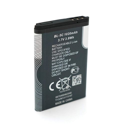 АКБ для Nokia BL-5C (820 mAh), OEM BL-5C-820 (1660478)
