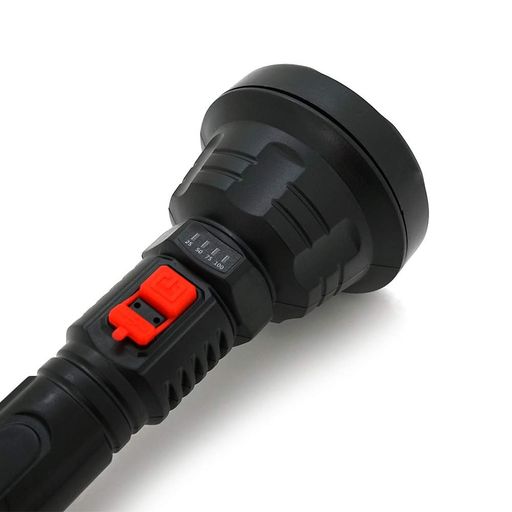 Фонарь ручной Bailong BL-826, 1LED, OSL LED, 3W, 3 режима, встроенный АКБ/2000mah, Black, IP44, кабель USB- micro, 260х82х36мм, BOX Voltronic (1660489)