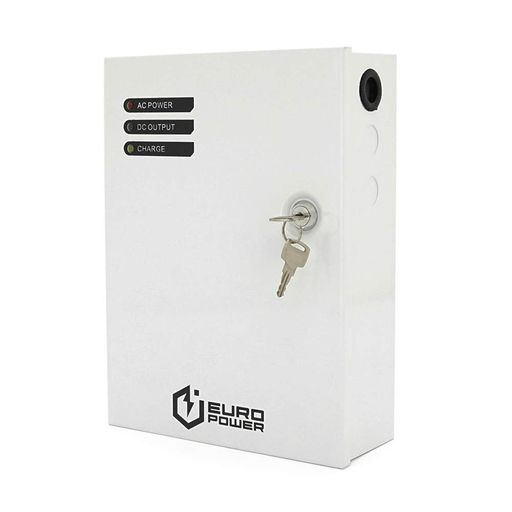 ДБЖ 12V/5A EuroPower EP-UPS-1205(M), під акб GEL/AGM - 12V/7A, струм заряду - 13,8V/0.65A, метал, 265х195х75 mm (1660491)