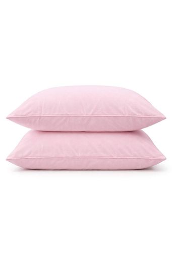 Наволочка Ecotton 70х70 см фланель із бавовни Pink Рожевий (1661841)