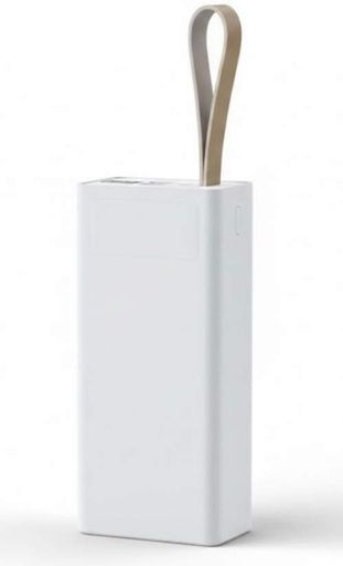 Портативный повербанк Power bank Awei J86 на 80000 мАч с быстрой зарядкой Белый (1661892)