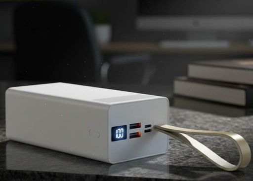 Портативный повербанк Power bank Awei J86 на 80000 мАч с быстрой зарядкой Белый (1661892)