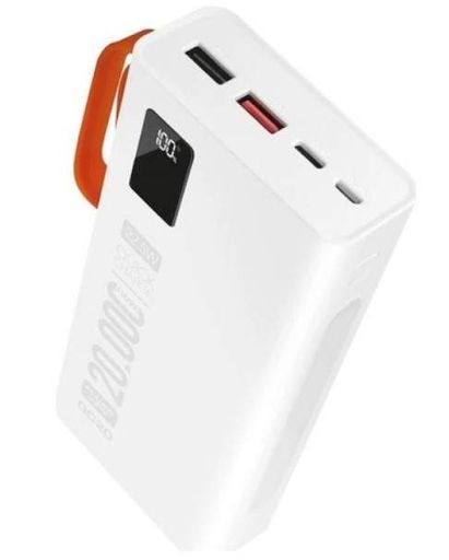Портативный повербанк Powerway QC20 20000 мАч, Power Bank быстрая зарядка PD 22,5 Вт LED-подсветка (1661893)