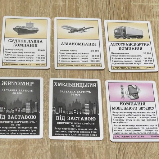 Настільна гра "Монополія Україна" 0734ATS укр. мовою (1663115)