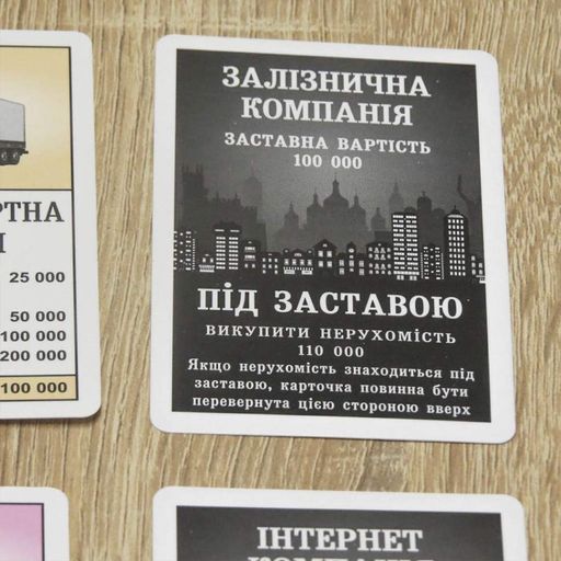 Настільна гра "Монополія Україна" 0734ATS укр. мовою (1663115)