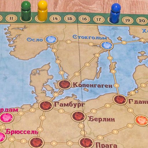 Настольная игра "Галопом по Европе" 0840 развивающая (1663117)
