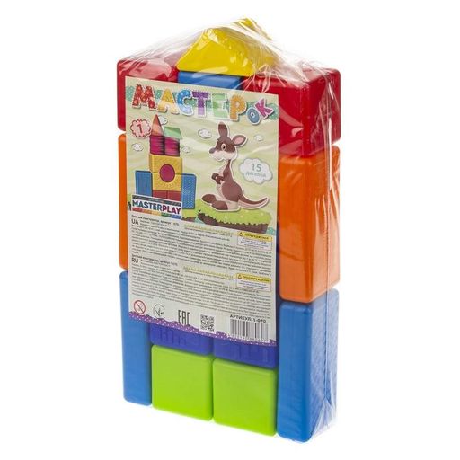 Конструктор Мастерок №1 1-070 15 деталей Colorplast (1663990)