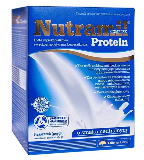 Заменитель питания Olimp Nutrition Nutramil Complex Protein 6 х 70 g Natural (881175)