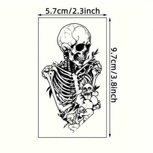 Набор детских временных тату "Черные мини №5" black-tattoo-mini-set-5-T (1670427)
