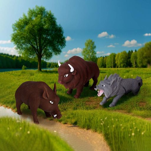 Стретч-игрушка в виде животного Животные Украины #sbabam 1/CN25 игрушка-сюрприз (1671252)