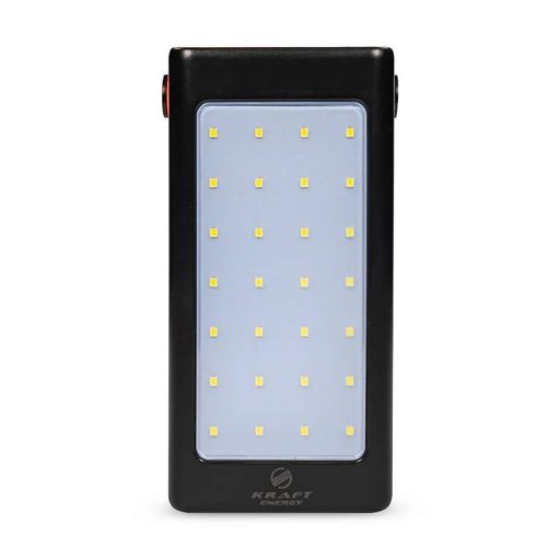 Повербанк 90000mAh Power Bank Kraft KPB-2490FCL Black 22.5W QC3.0 LED-ліхтар (43-00088) (1674341)