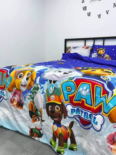 Комплект постельного белья евро 200х220 Бязь Gold Luxe наволочки 50х70 Paw Patrol Щенячий патруль (1678295)
