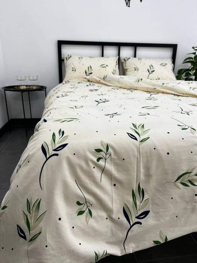 Комплект постільної білизни сімейний 150х210 (2 шт) Бязь Gold Luxe наволочки 70х70 Весняний дотик (1678341)