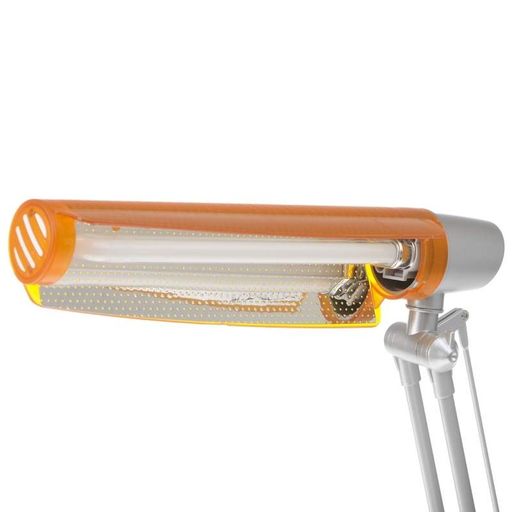 Настільна лампа на гнучкій ніжці офісна TP-004 ORANGE Brille 187368 (1682175)