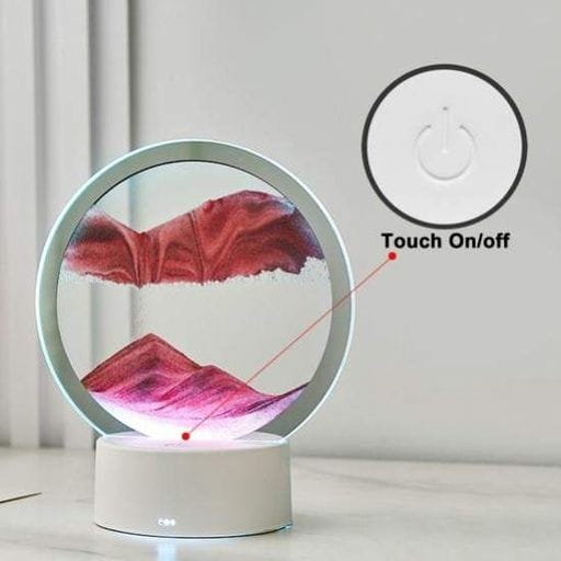 Ночник 3D зыбучие пески с Led подсветкой 7 режимов песок Сахары (1684530)