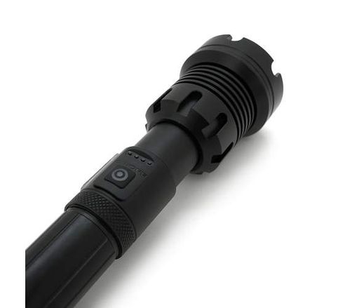 Фонарь ручной Voltronic XHP90.2 12000 лм с боковым светодиодом microUSB IP40 Черный (1685372)