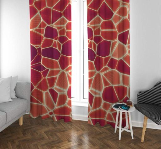 Шторы 3D Red passion 31697 300х150 см (1685404)