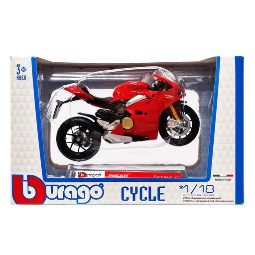 Детская модель Мотоцикла "DUCATI Panigale V4" Bburago 18-51030-5 масштаб 1:18 (1697339)