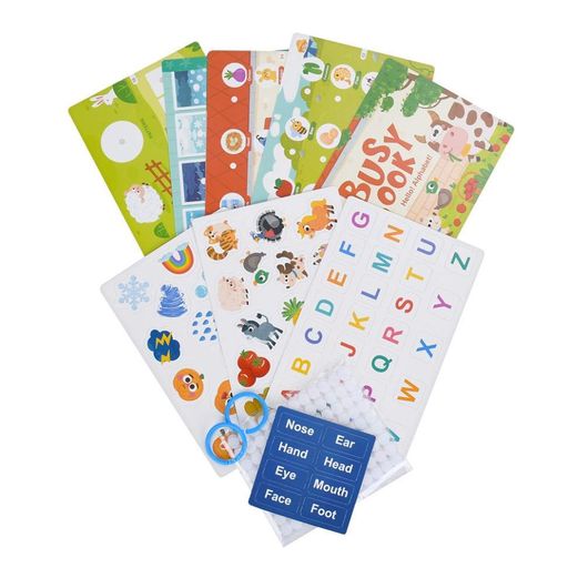 Мягкая развивающая игрушка-книжечка "Busybook" 557-581-583-1 (1699343)