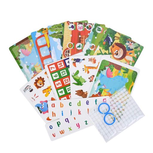 Мягкая развивающая игрушка-книжечка "Busybook" YB-501-502-503-1 (1699344)