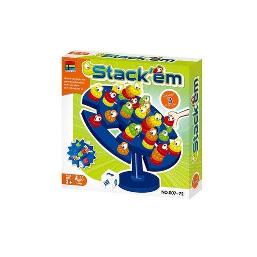 Настольная игра "Stackem" 007-72 фишки трех цветов (1699542)