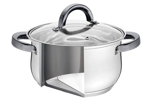 Набір посуду нержавіючий Maestro 1.8 x 2.5 x 3.5 л (3шт) (MR-3522-6M-BLACK) (1700082)