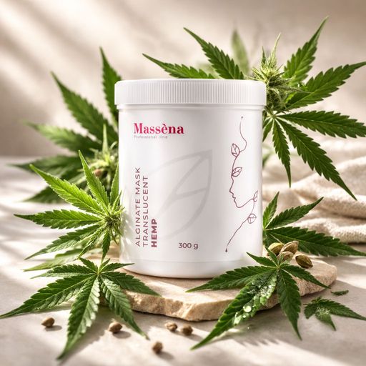 Альгінатна маска для обличчя Massena Alginate Mask Translucent Hemp, 300 г
