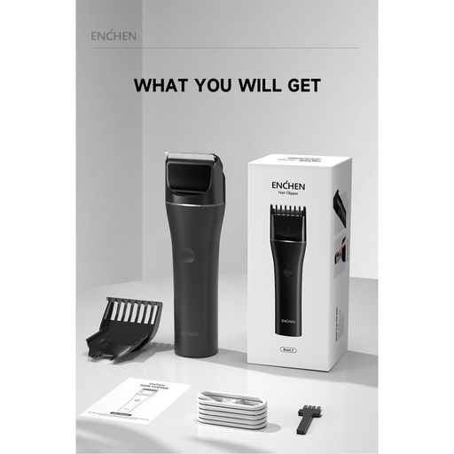 Машинка для стрижки волос ENCHEN Boost 2 Hair Clipper черная (BOOST2B)