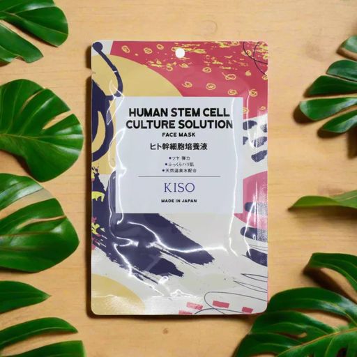 Тканевая маска для лица KISOCARE Human Stem Cell Face Mask со стволовыми клетками, 1 шт